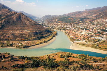 View of Mtskheta, Georgia.