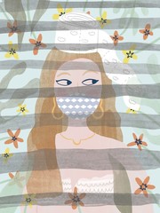 Quarantine queen illustration