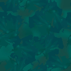 Sea camouflage of various shades of green and blue colors