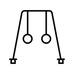 sport, acrobatic icon vector illustration