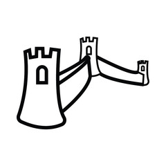 Great wall of china icon