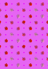 Cute pattern of small flowers. Cafe floral background Stylish template for fashion prints. decor and wallpaper.