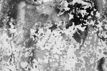 Closeup of black and white urban wall texture. Modern pattern for wallpaper design. Creative urban city background. Abstract composition.