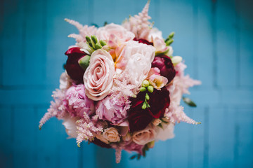 Beautiful flower background in spring. Wedding season. Flower art for important events. 