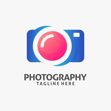 Photography camera logo design