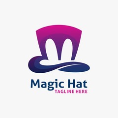 Obraz premium Magic hat logo design