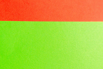 Red and green color paper texture background.