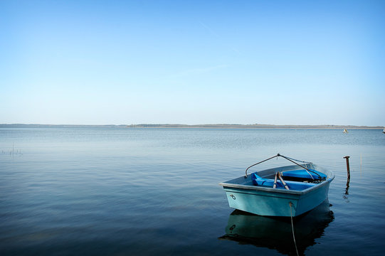 Ruderboot auf Plauer See in Mecklenburg Vorpommern