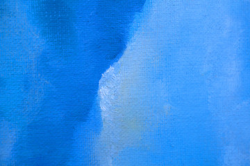 Abstract modern painting. Painting painted with a palette knife on canvas with oil paints in a large stroke