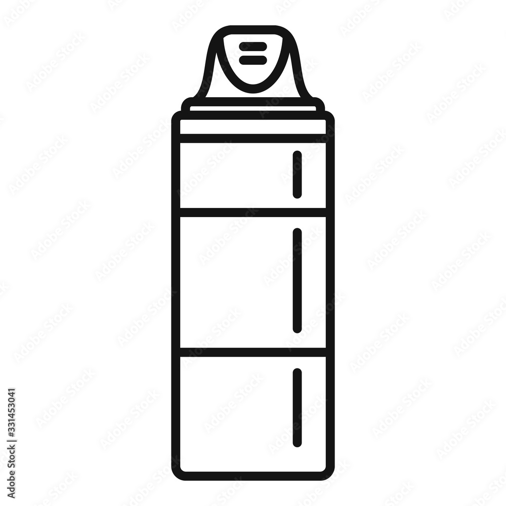 Poster shaving foam cream icon. outline shaving foam cream vector icon for web design isolated on white bac