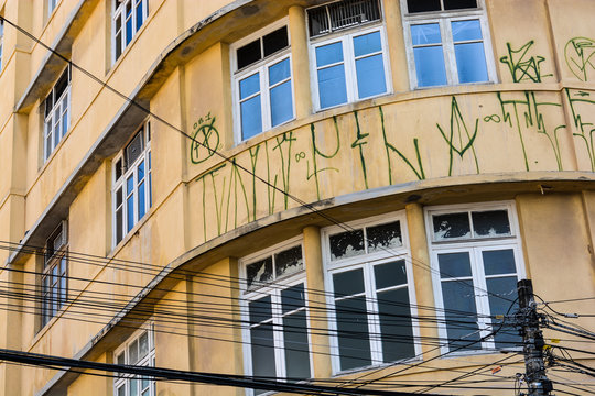 street art in Recfie, Brazil