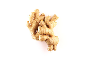 ginger root on a white background