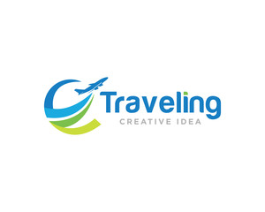 Traveling Logo Icon Design Vector