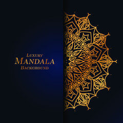modern creative vector floral indian mandala art mandaly pattern luxury golden background
