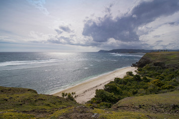 view from bukit merese or merese hill, Lombok island, Indonesia