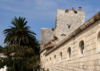 Fototapeta na wymiar old wall, Korcula, Croatia