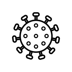 Obraz premium corona virus icon design vector template