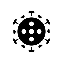 corona virus icon design vector template