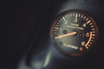 Car turbo gauge