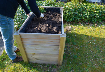 Hochbeet anpflanzen