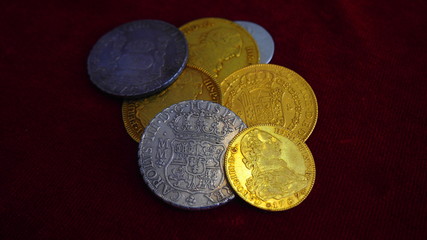 Spanish Gold and Silver Imperial Coins