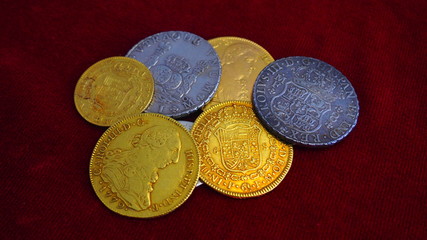Spanish Gold and Silver Imperial Coins