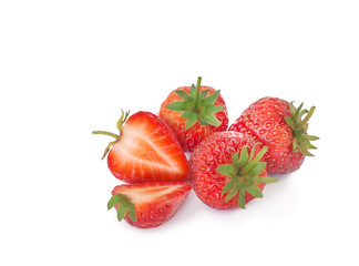 Fresh Strawberry on isolated background