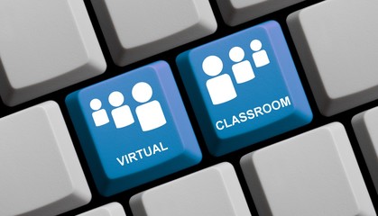 Fototapeta Digitales Lernen - Virtual Classroom obraz