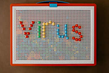 Corona virus colourful