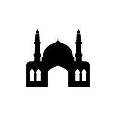 Mosque graphic design template vector isolated