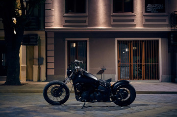 Custom built motorcycle © sergograph