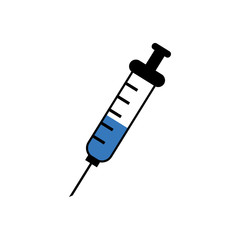 Syringe graphic design template vector isolated