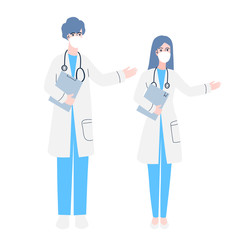 Fototapeta premium Doctors are presenting 