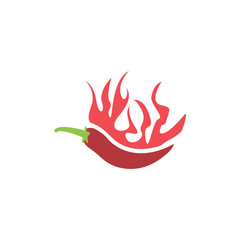 Chili spice graphic design template vector isolated