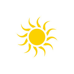 Sun graphic design template vector isolated illustration