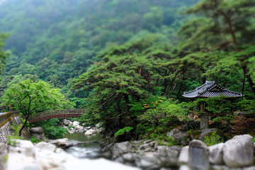 Haeinsa Temple in Hapcheon-gun, South Korea. Haeinsa is an old Korean traditional temple.