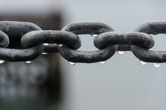 chain in the rain
