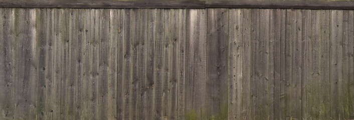 Gray wooden fence