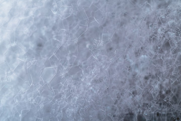 Soap bubbles extreme closeup creating elegant and stylish look