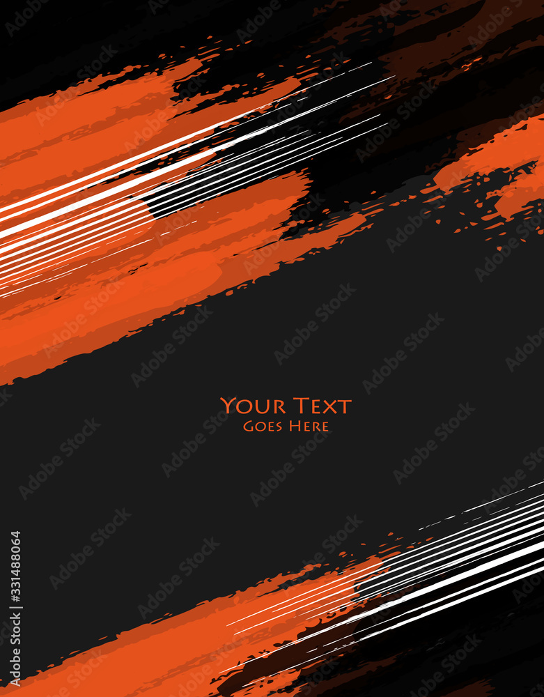 Poster grungy vector design
