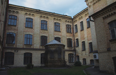facade of an old building