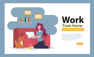 Employees are working from home to avoid spreading the coronavirus.