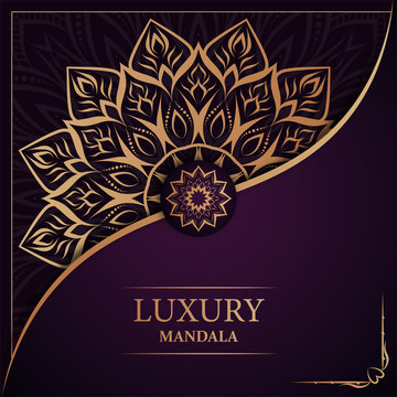 Luxury mandala arabesque ornamental background