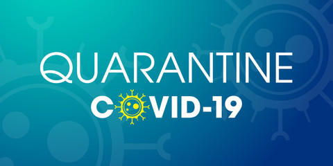 Quarantine - social distancing during the Covid-19 coronavirus epidemic