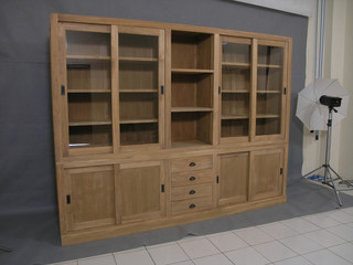 Classy and Modern Luxury Wooden Storage Furniture for Home Interiors Furniture in Factory Isolated Background