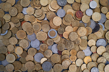 divers pièces de monnaie