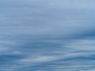 Asperitas clouds before rain. Strange Asperitas cloud formation.