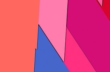 red and blue Posterization paint background.