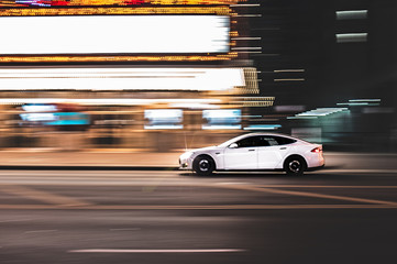 Fototapeta premium Moving Car