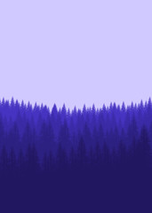 Flat landscape for background web , ui web , wallpaper ,texture , adventure background , wilderness silhoutte